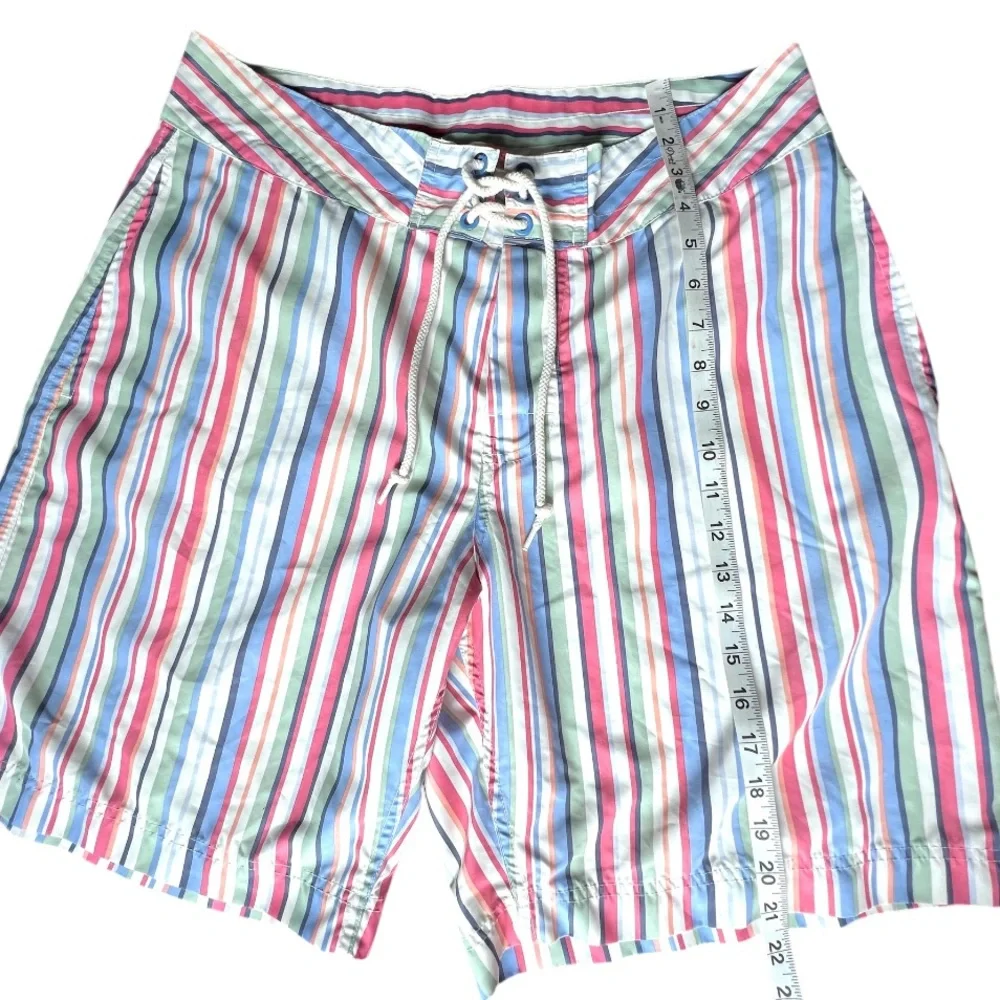 J. Crew Men’s Striped Swim Shorts Trunks